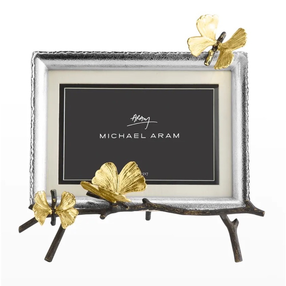 Michael Aram Butterfly Ginkgo Easel Frame